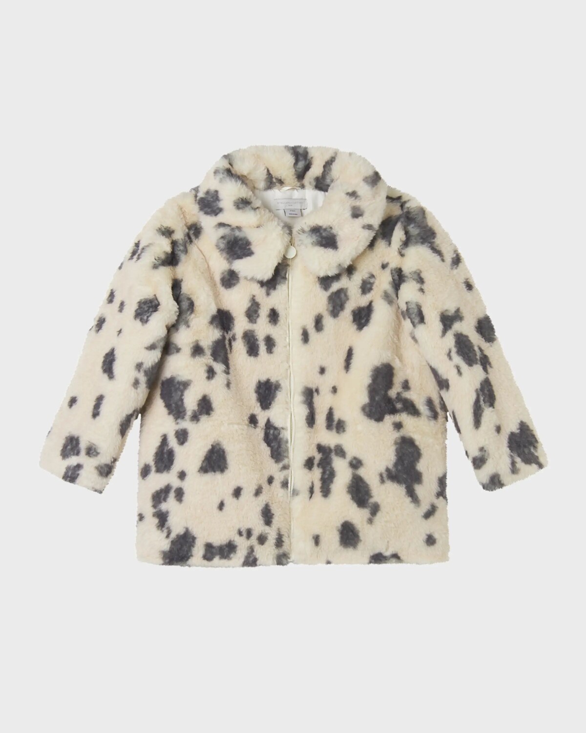 

Пальто из искусственного меха с принтом Appaloosa для девочек, размер 4–12 Stella Mccartney Kids, цвет Cream