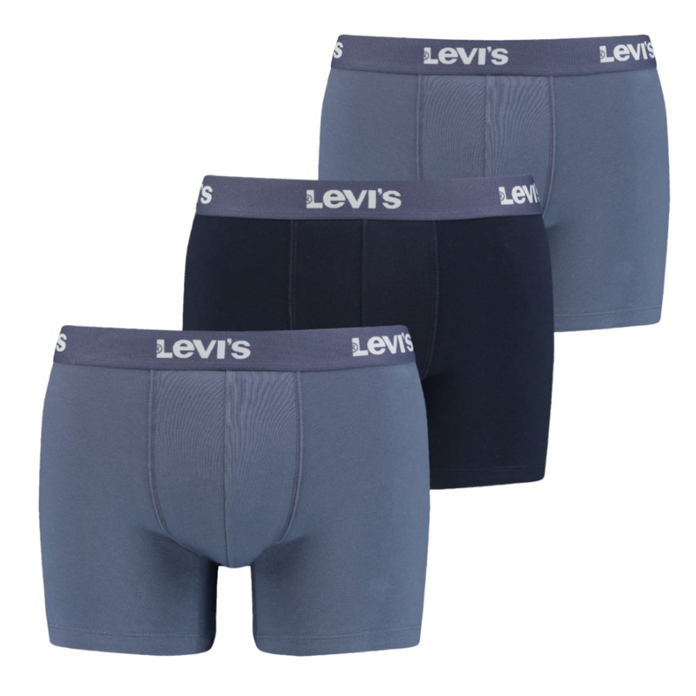 Боксеры Levi´s 37149-0668 Briefs Shorts 3 шт, синий лонгслив levi s размер xs синий