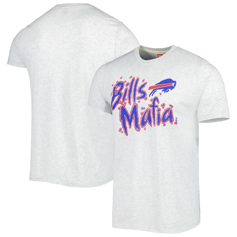 

Футболка с коротким рукавом Homage Buffalo Bills, пепельный