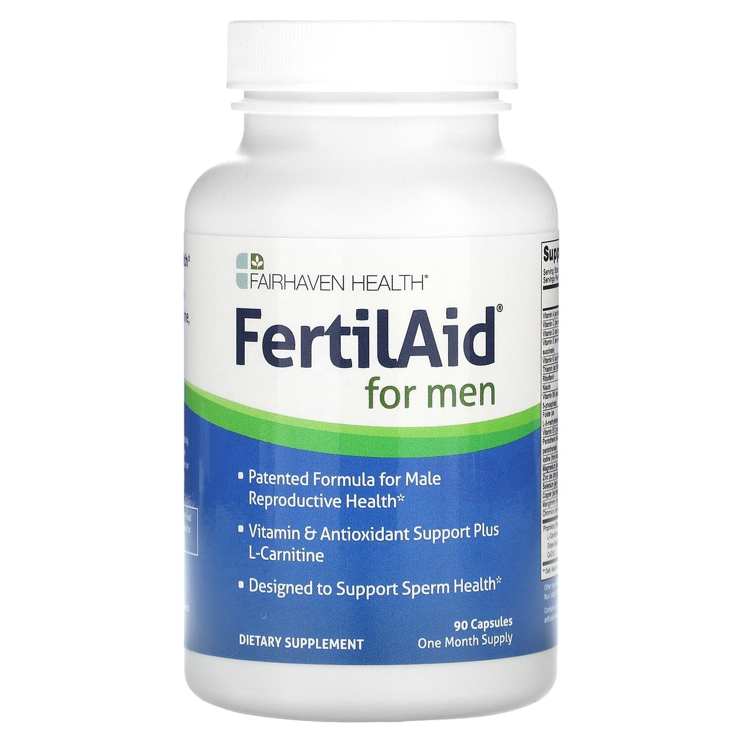 

FertilAid для мужчин, 90 капсул, Fairhaven Health