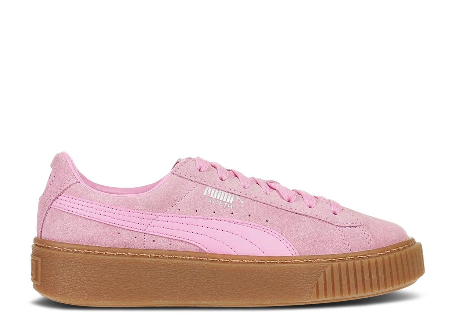 

Кроссовки Puma Suede Platform Jr 'Prism Pink', розовый