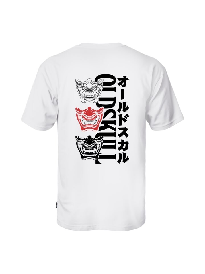 

Футболка OLDSKULL Asian Triple Mask Logo Graphic, белый