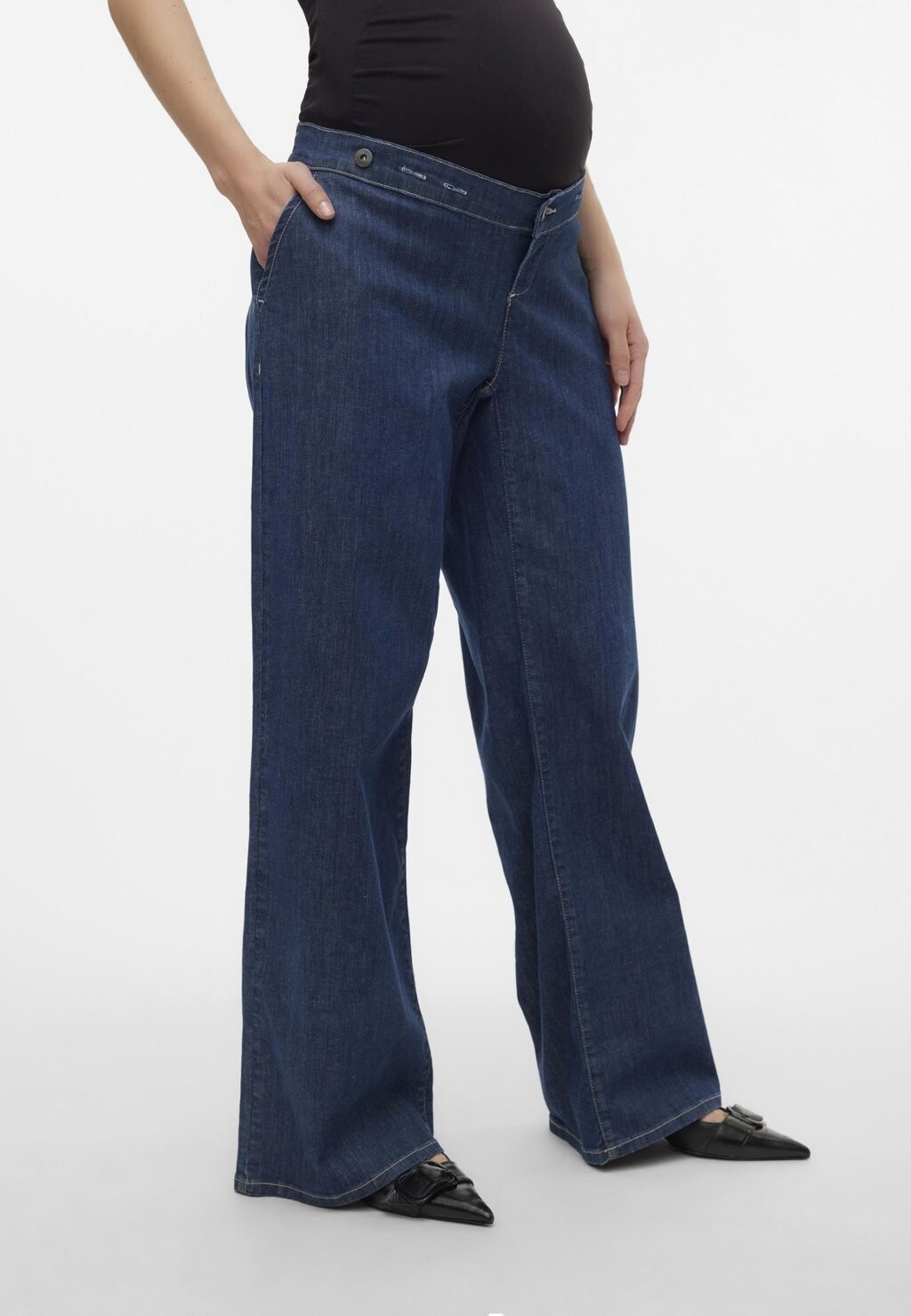 

Джинсы-клеш MLHAMPTON 2IN1 MAMALICIOUS, цвет medium blue denim