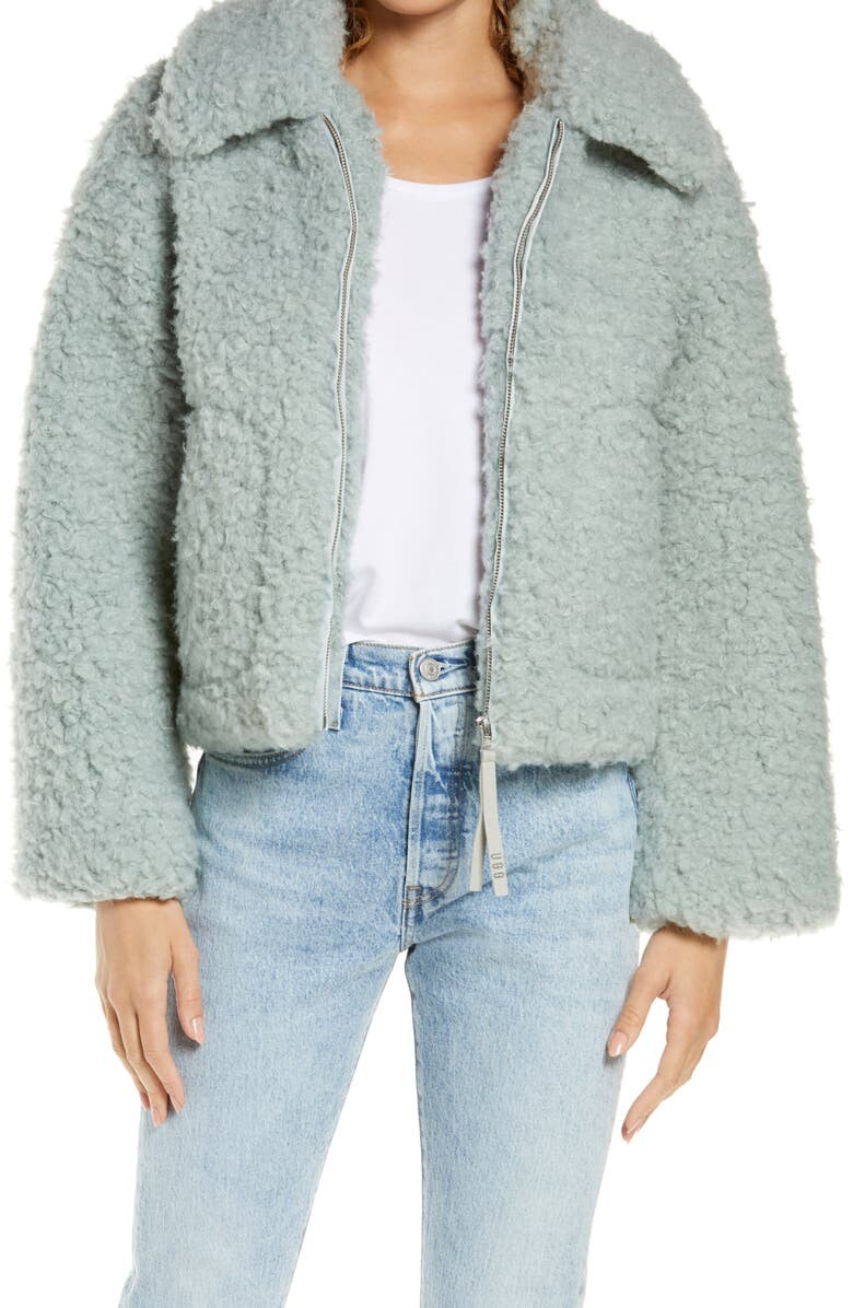 

Женская флисовая куртка с высоким ворсом Maeve UGG