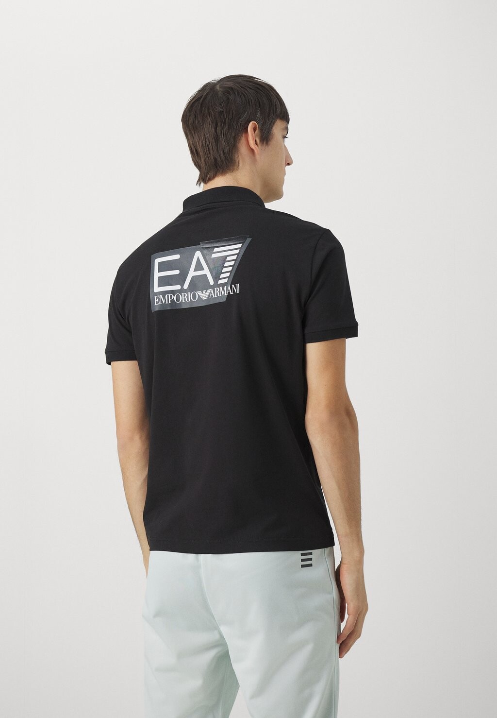 

Поло EA7 Emporio Armani, черный