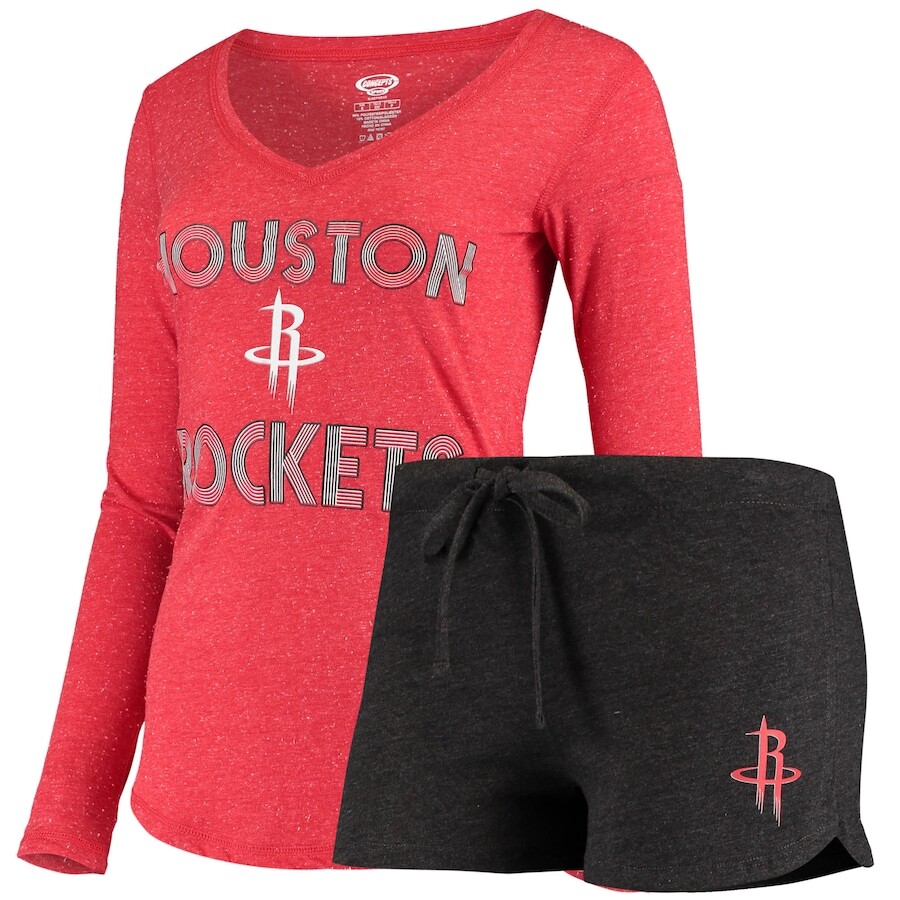 

Пижамный комплект Concepts Sport Houston Rockets, черный