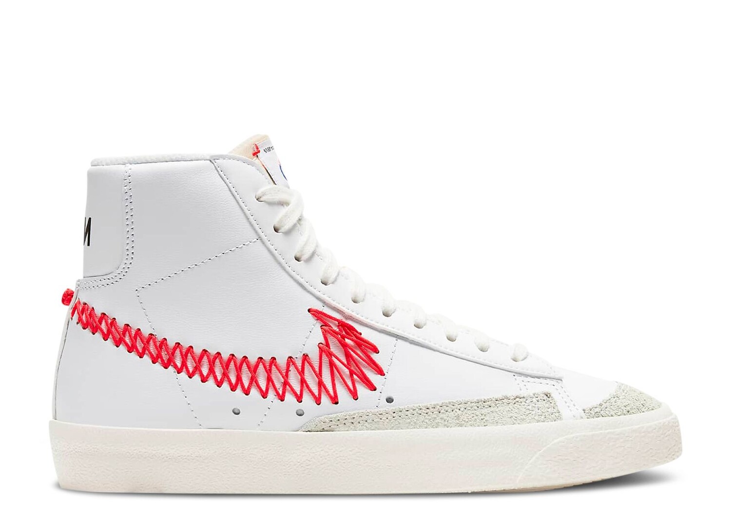 Кроссовки Nike Blazer Mid '77 Gs 'Double Zig Zag-Stitched Swoosh', белый шарф next цвет bright zig zag