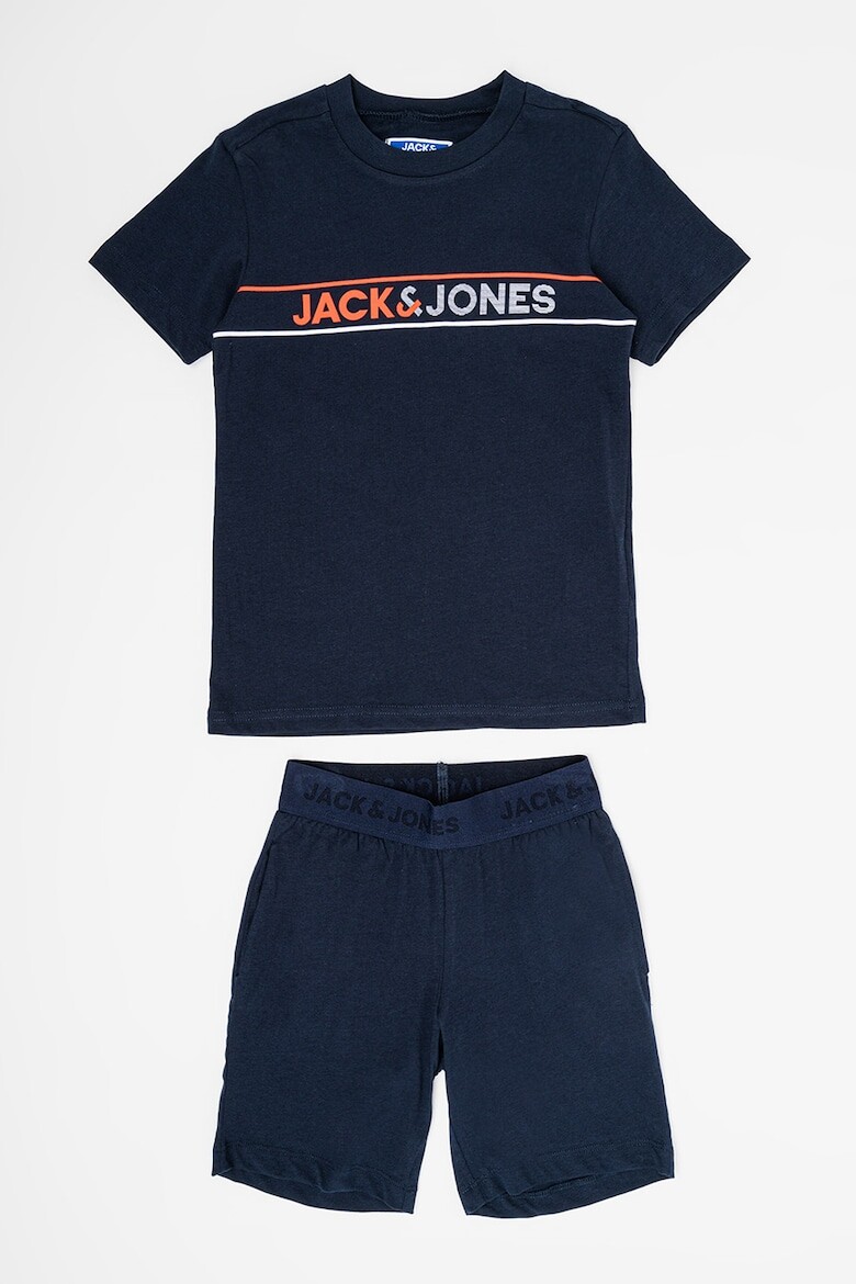 

Короткая хлопковая пижама Jack & Jones, синий