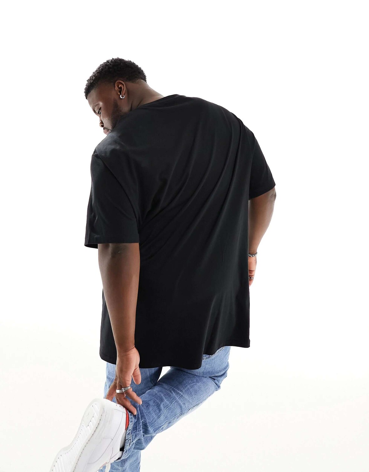 

Подарочная футболка Polo Ralph Lauren Big & Tall черного цвета с принтом медведя классического кроя, Черный