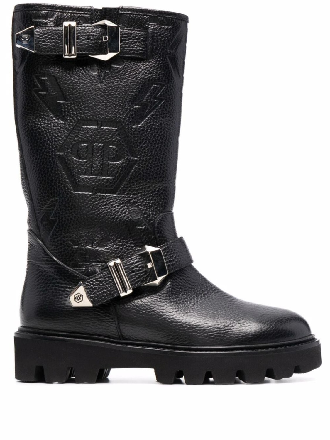 

Сапоги Biker с монограммой Philipp Plein, черный