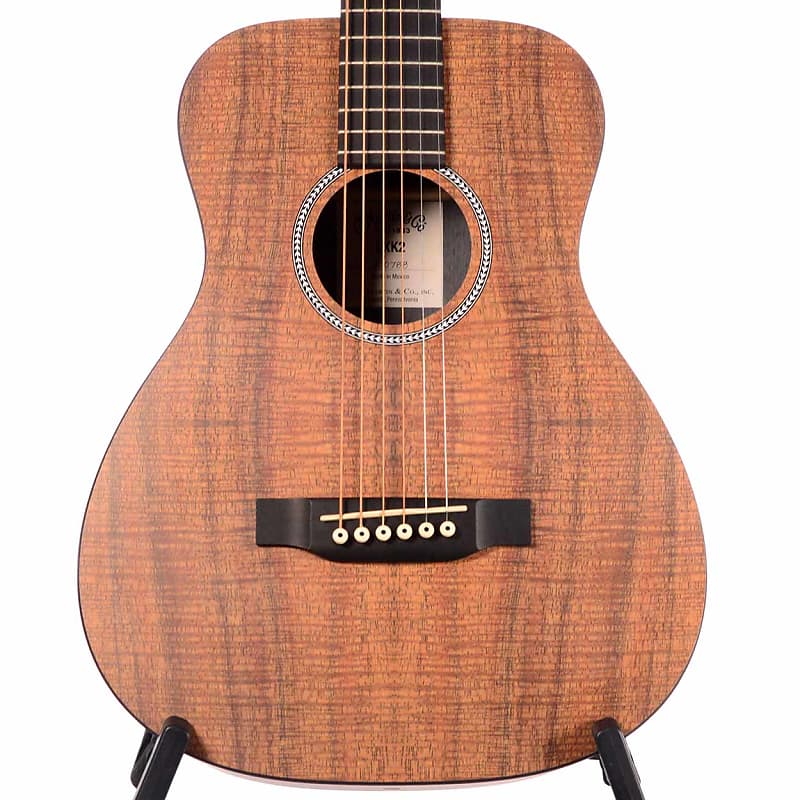 Акустическая гитара LXK2 Figured Koa Little Martin Acoustic Guitar w/Gig Bag