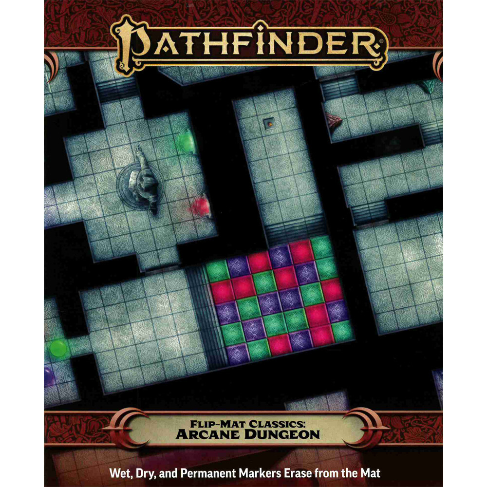

Ролевая игра Paizo Publishing Pathfinder 2E RPG: Flip-Mat Classics - Arcane Dungeon