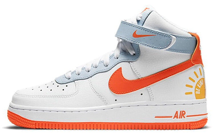 

Кроссовки для скейтбординга Nike Air Force 1 High Be Kind Белый/Синий/Оранжевый