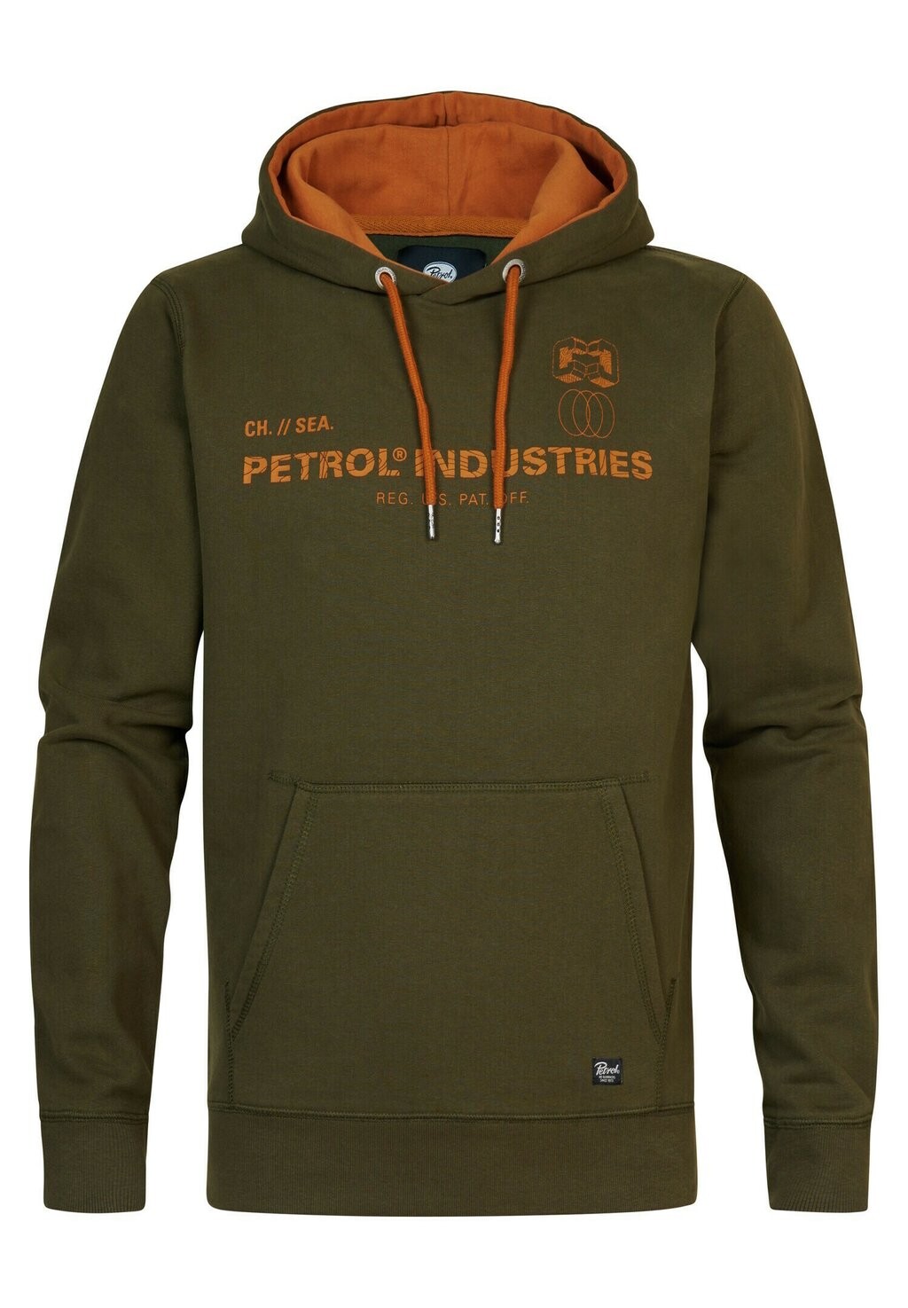 

Толстовка Mit Kapuze Kordelzug Und Logo Petrol Industries, цвет grün