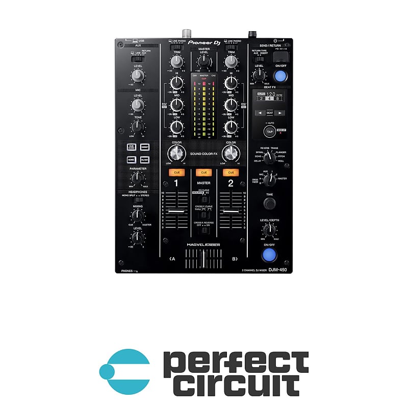 Микшер Pioneer DJM-450 2 CH DJ Mixer