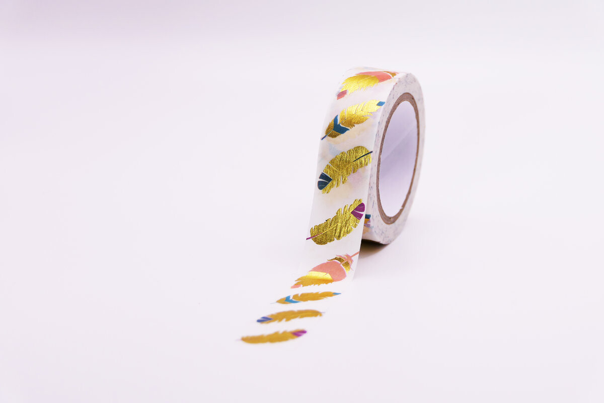 

Малярная лента Funtape Deco Golden Feathers Grupo Erik