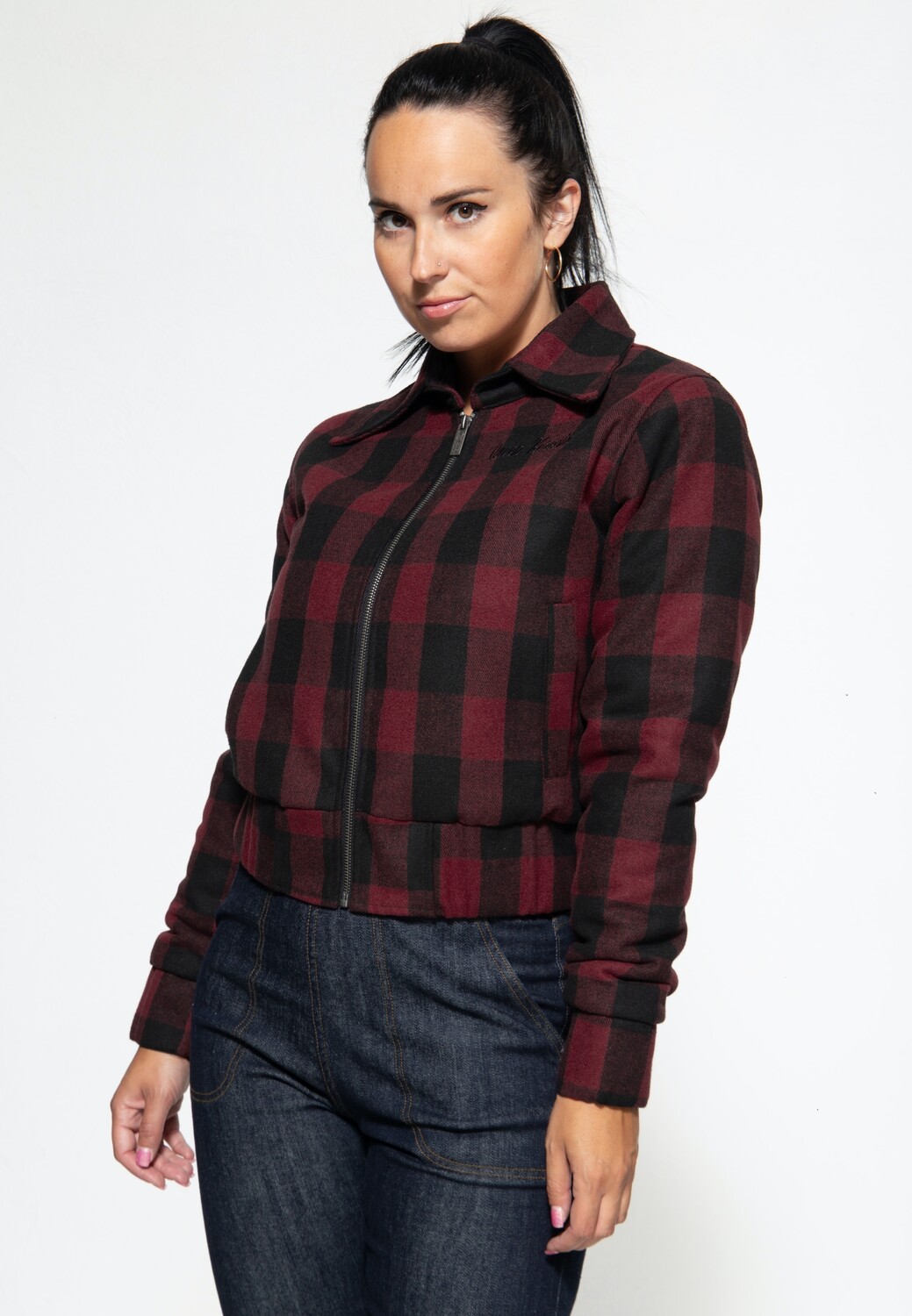 

Куртка софтшелл Queen Queen Wolljacke mit Karo Muster, красный