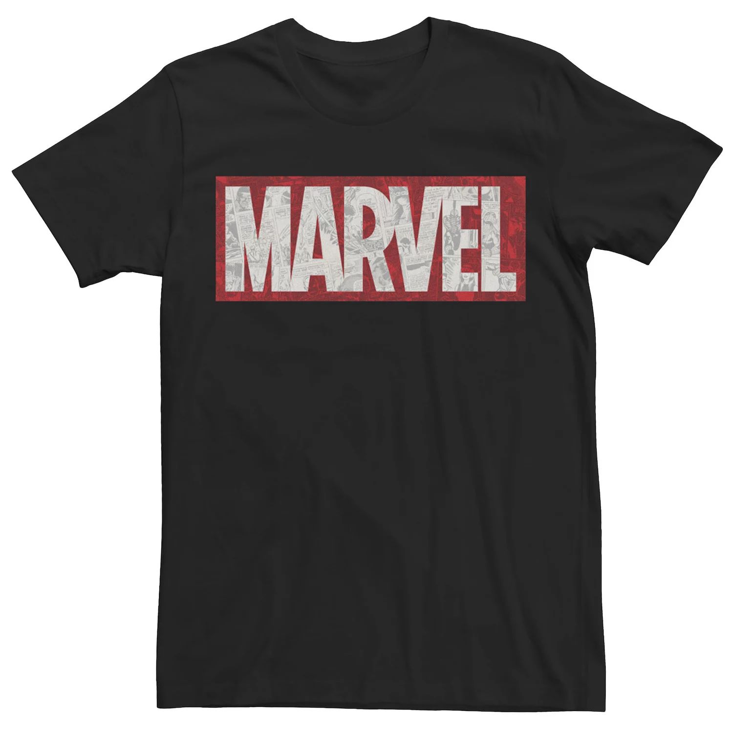 Мужская футболка с логотипом комиксов Marvel