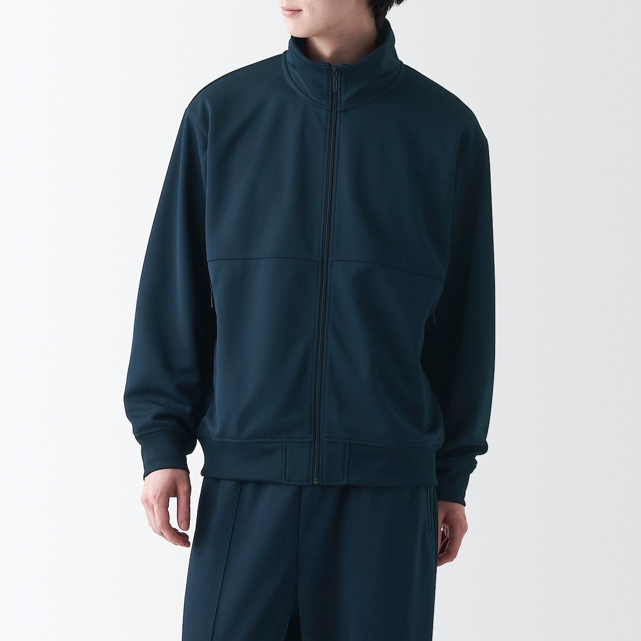 

Спортивная куртка с УФ-разрезом MUJI, темно-синий