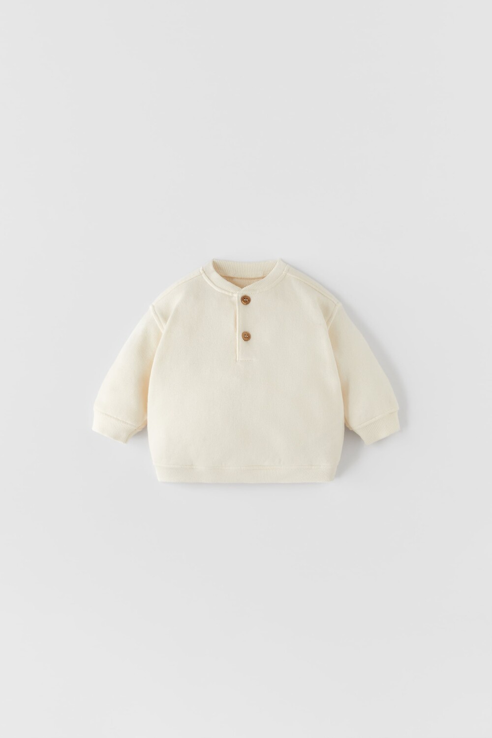

Свитер на кнопках Zara, светлый экрю