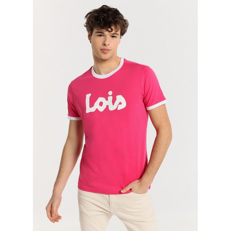 

Футболка Lois Jeans Density, розовый