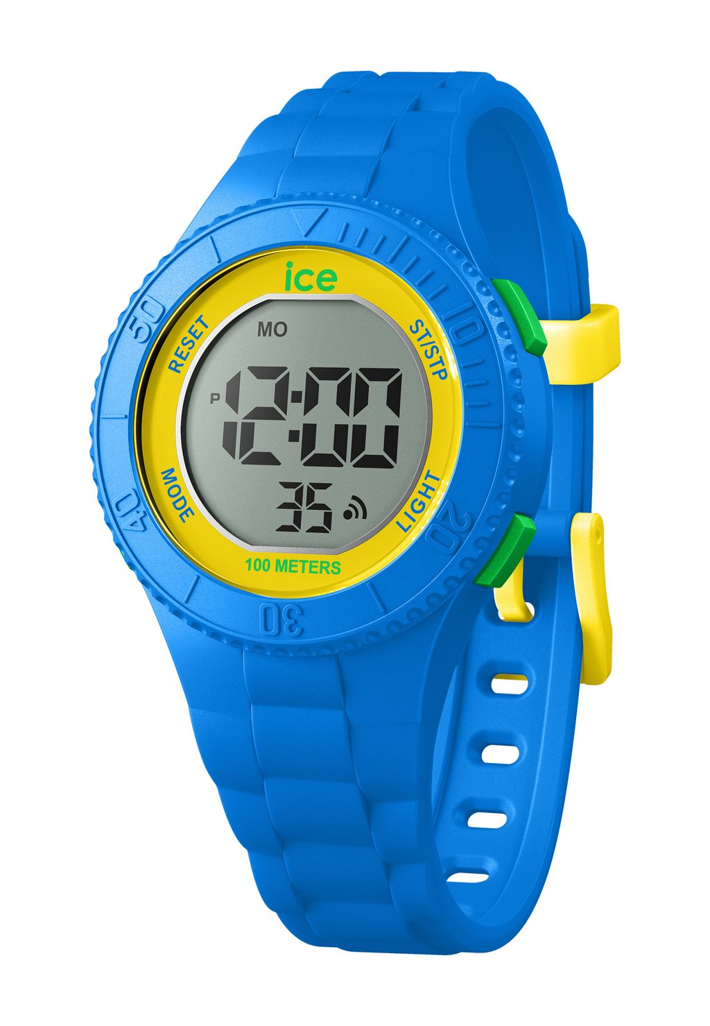 Цифровые часы Ice-Watch, цвет blue/yellow/green s цена и фото
