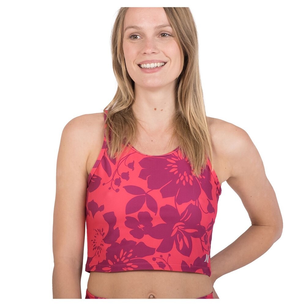 

Топ Hurley Teardrop Crop, розовый