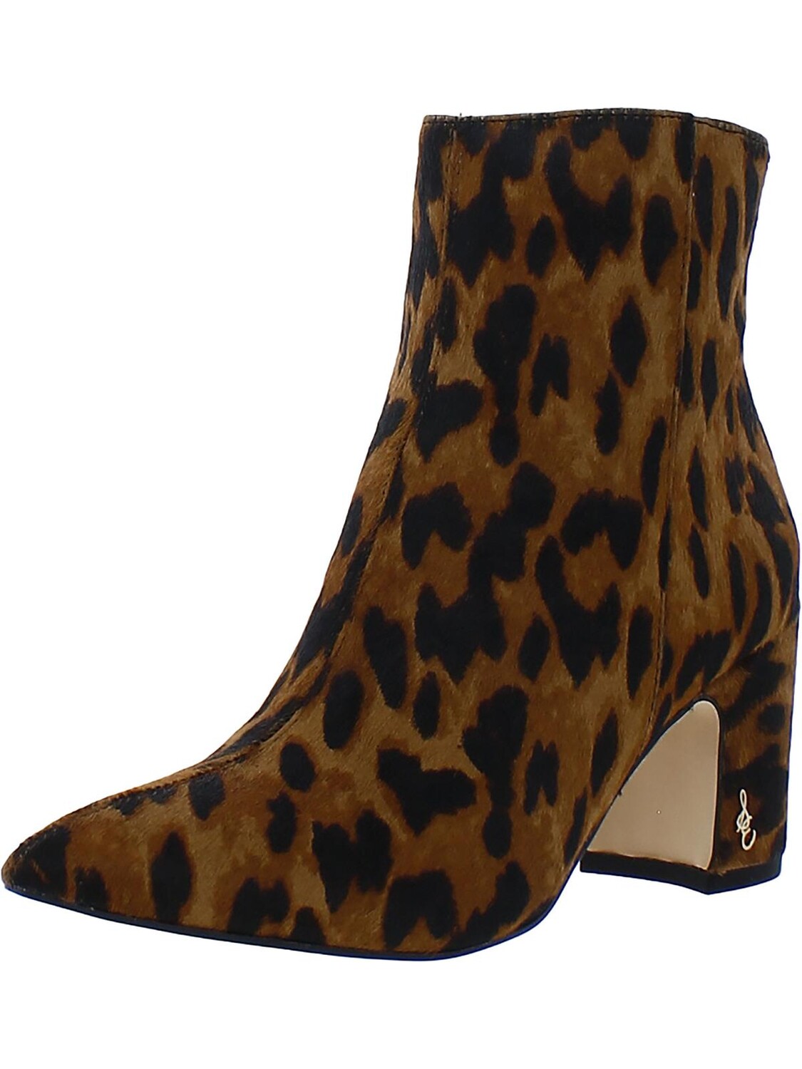 

Женские ботильоны Hilty из телячьего волоса с леопардовым принтом Sam Edelman, цвет Brown Leopard Brahma