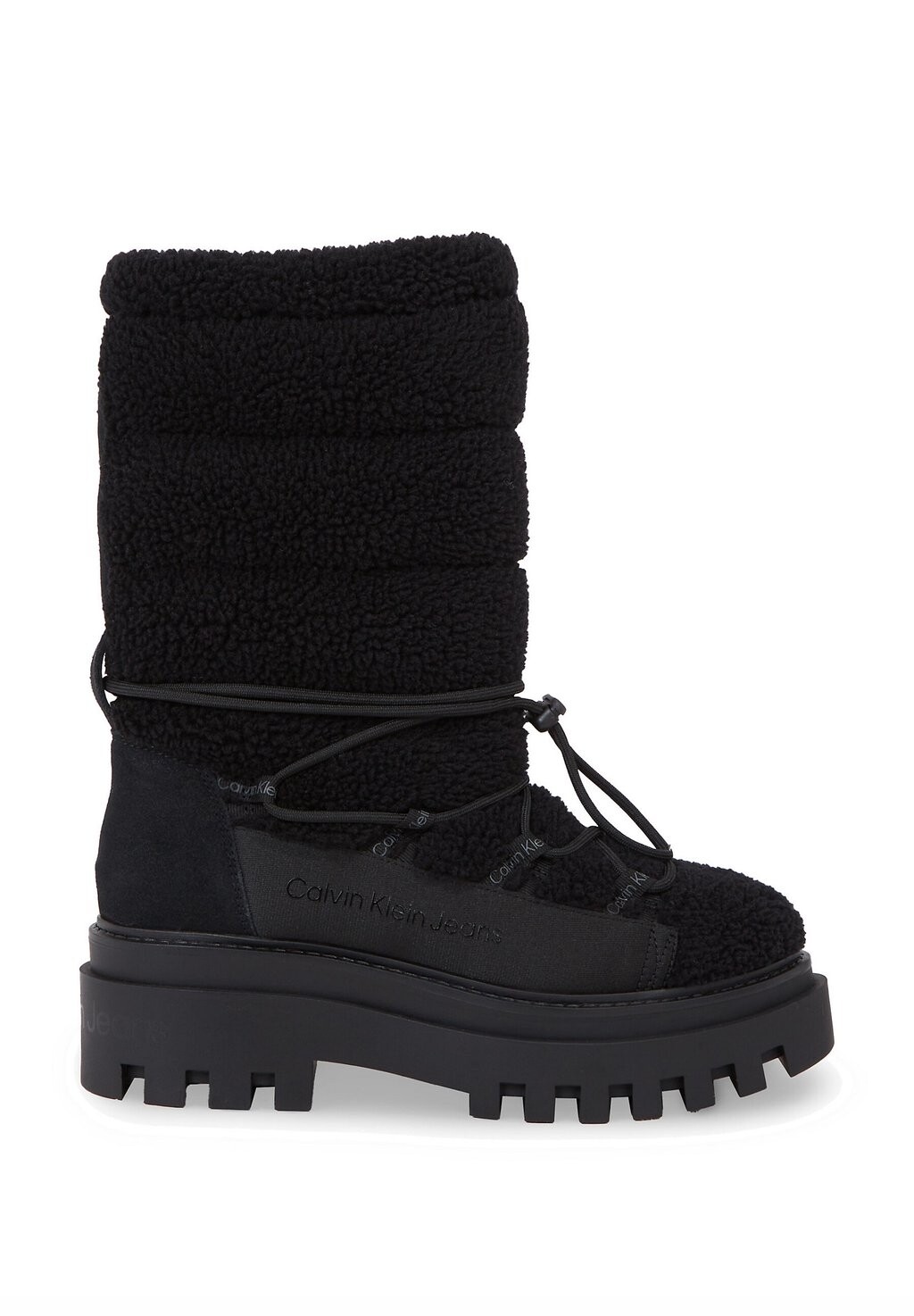 

Ботинки Calvin Klein Jeans SHERPA WN, цвет triple black