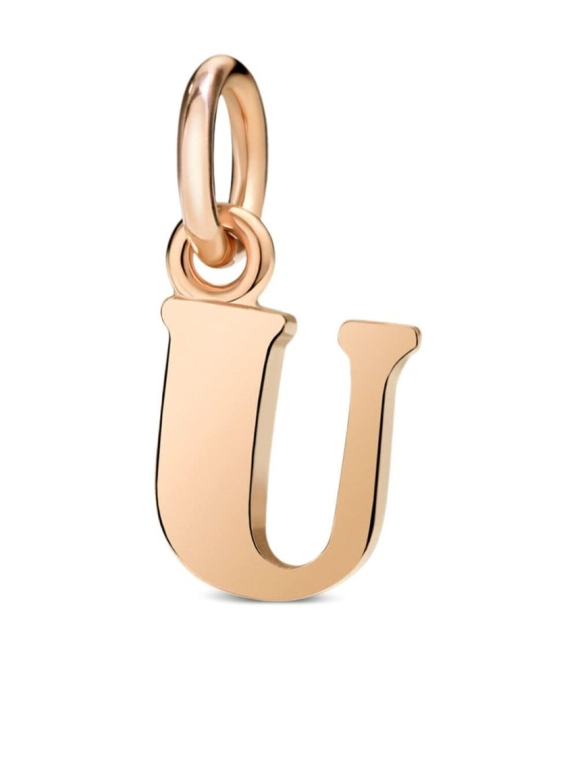 

Подвеска Letter U из розового золота Dodo, золотой
