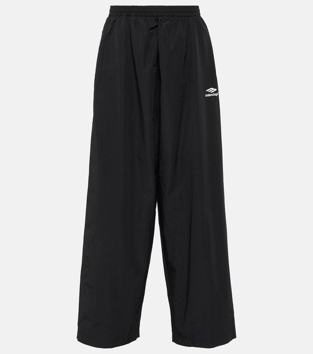 Спортивные брюки из поплина с логотипом 3b Balenciaga, черный
