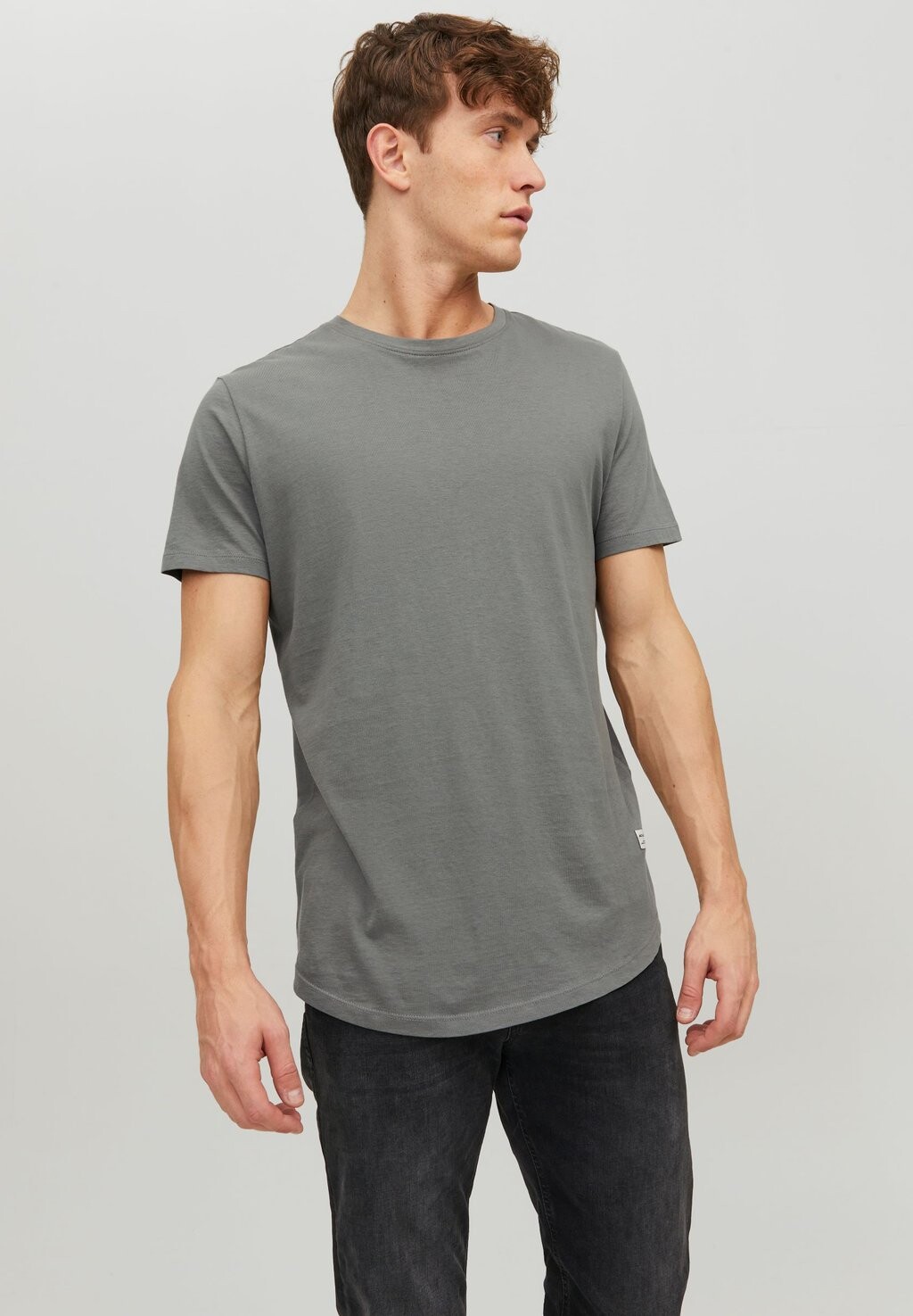 Базовая футболка JJENOA SS CREW NECK NOOS Jack & Jones, sedona sage