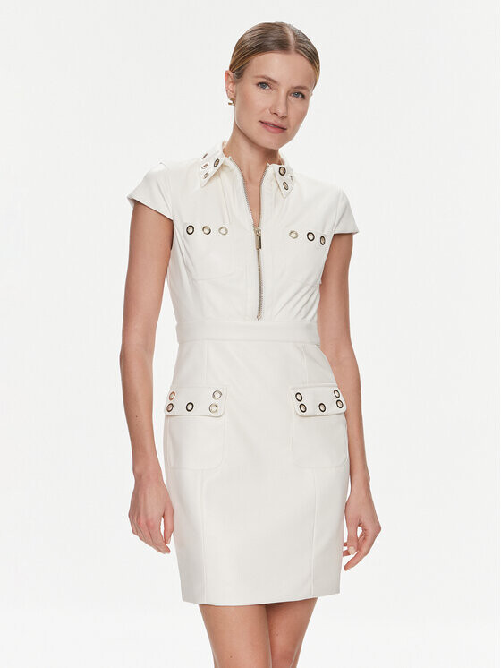 

Платье из искусственной кожи облегающего кроя Marciano Guess, белый