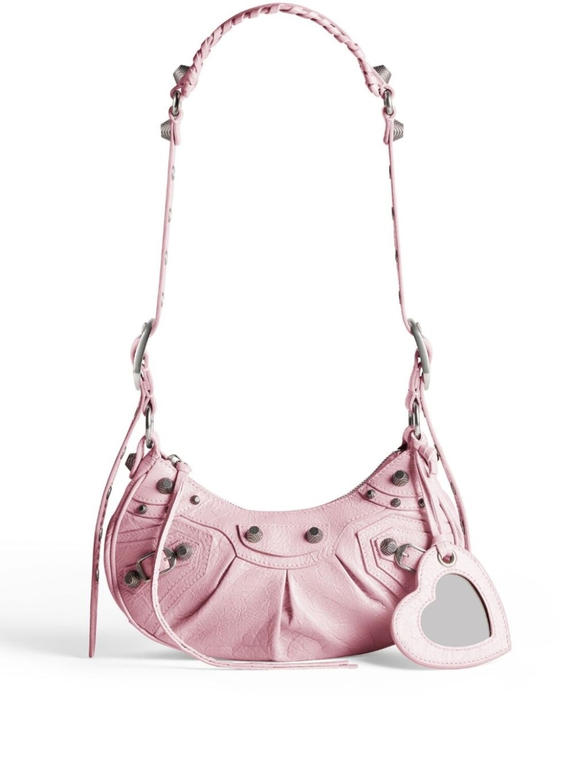 

Balenciaga сумка на плечо Le Cagole XS с заклепками, розовый