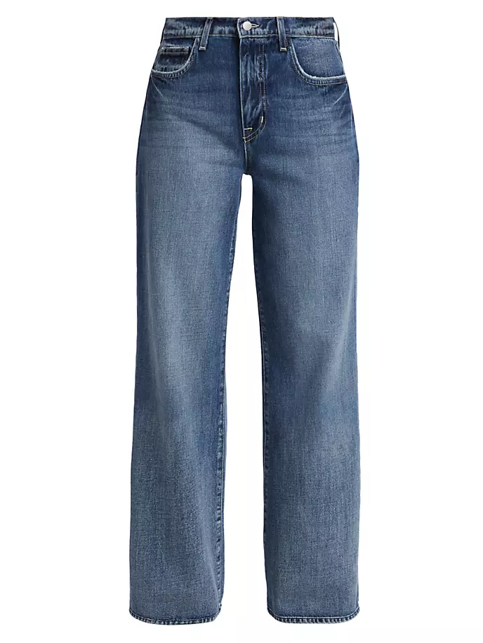 Широкие джинсы Alicent L'Agence, цвет granada
