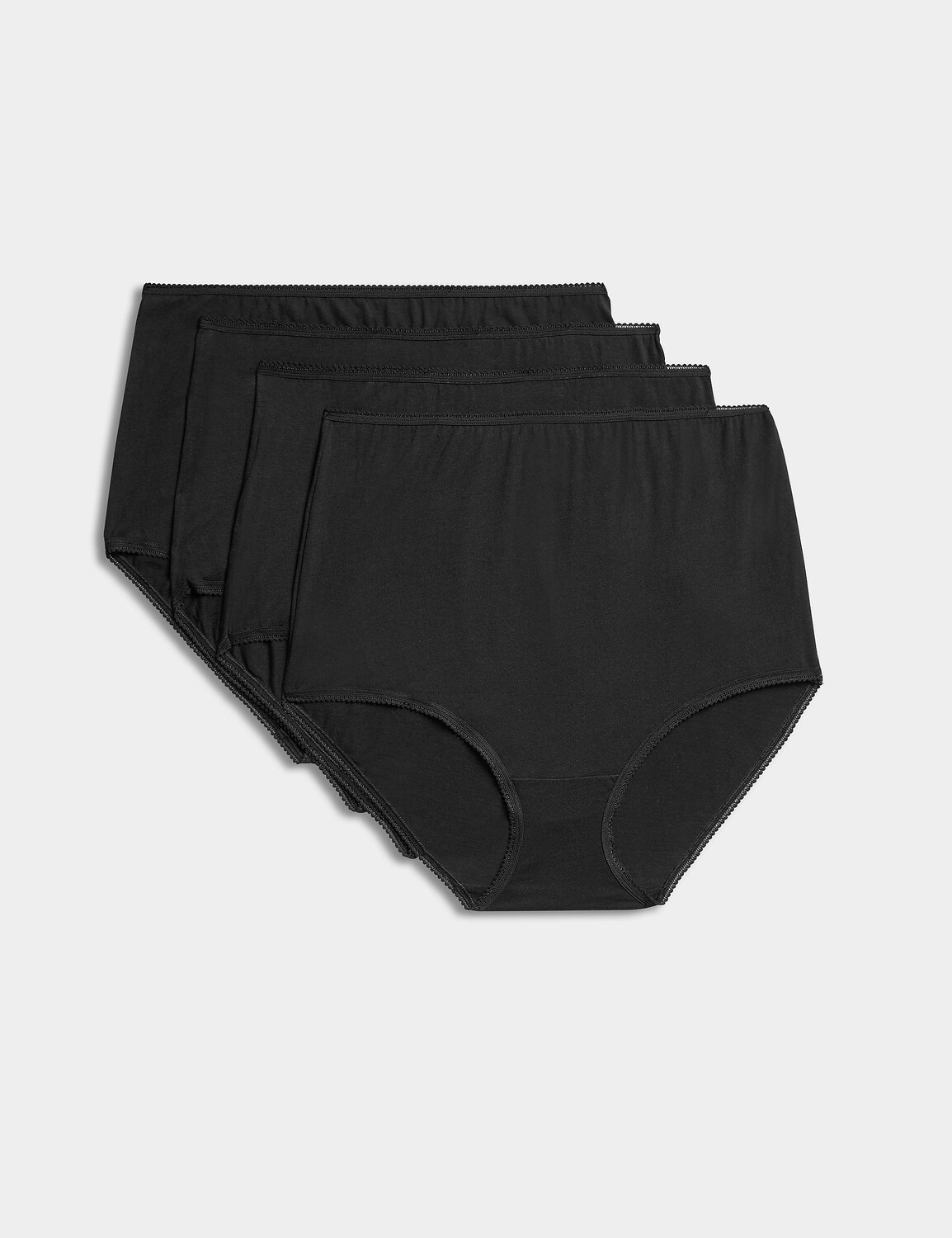 

Полные трусы из 4 пар чистого хлопка Marks & Spencer