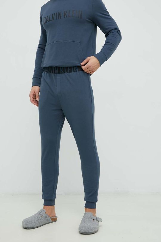 Пижамные штаны Calvin Klein Underwear, синий трусы бикини женские calvin klein underwear цвет оливковый qf4975e tby размер s 42