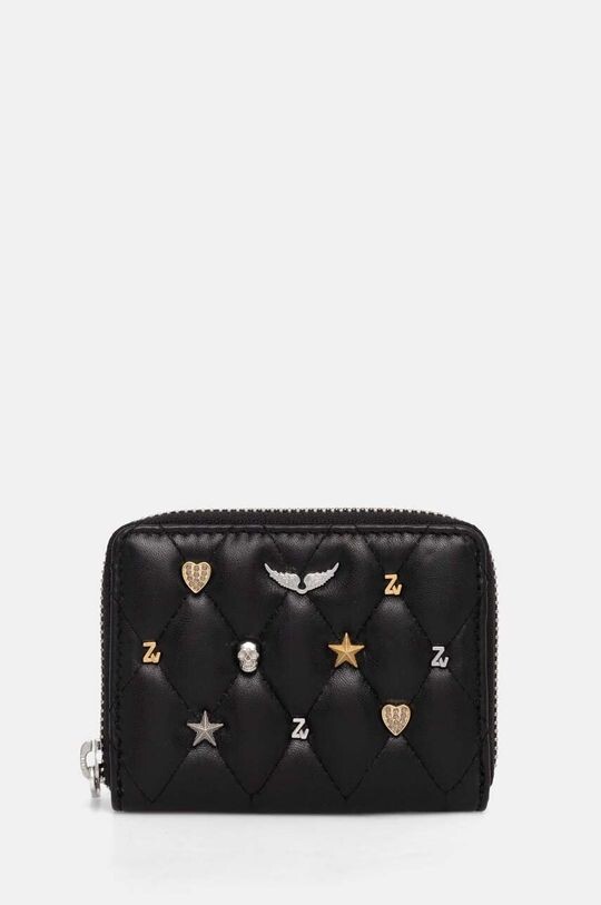 

Кожаный кошелек Zadig&Voltaire, черный