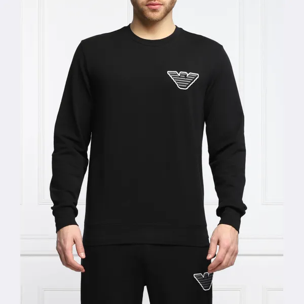 

Толстовка обычного кроя Emporio Armani, черный