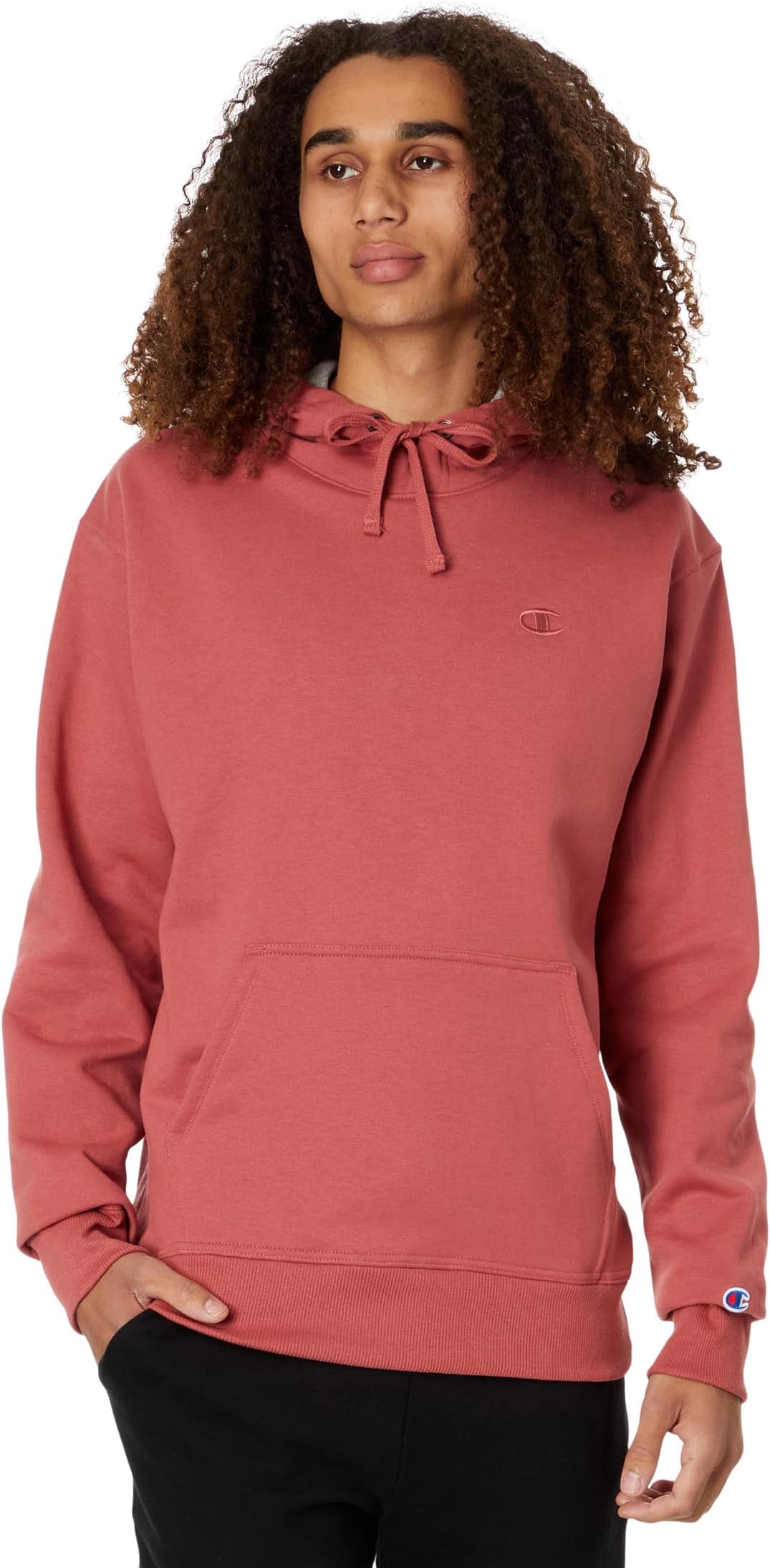Флисовый пуловер с капюшоном Powerblend Champion, цвет Sandalwood Red цена и фото