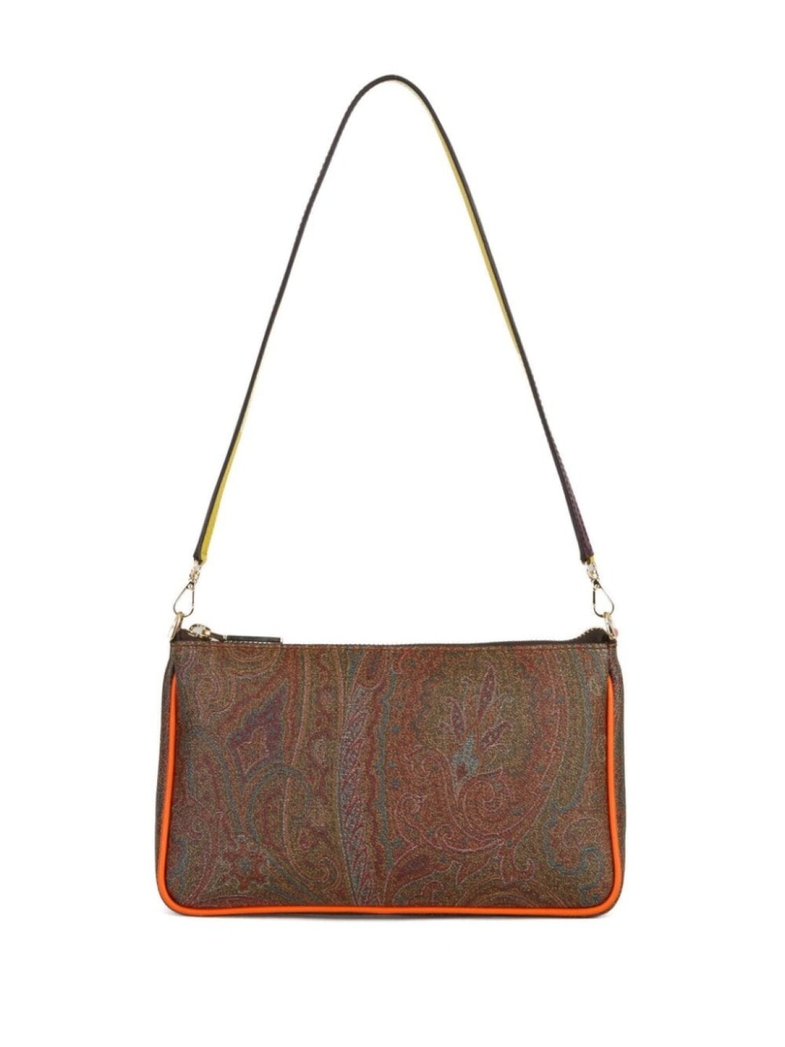 

ETRO мини-клатч Paisley, коричневый