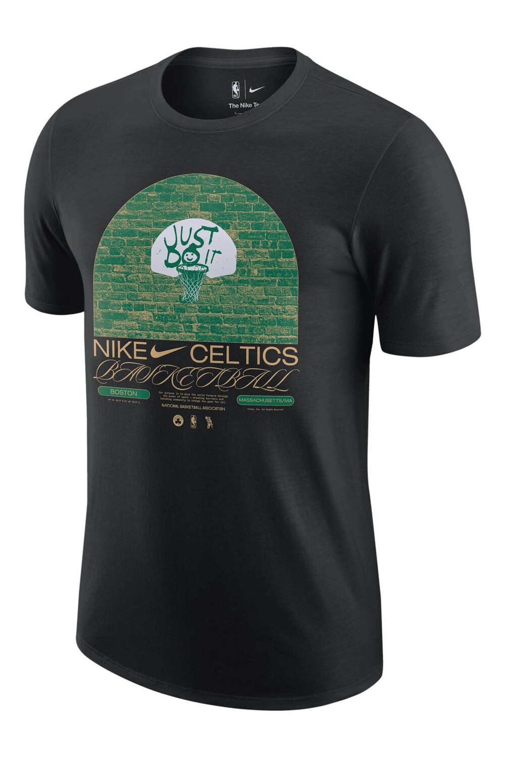 

Футболка Nike Fanatics Boston Celtics Max 90 Nike, черный