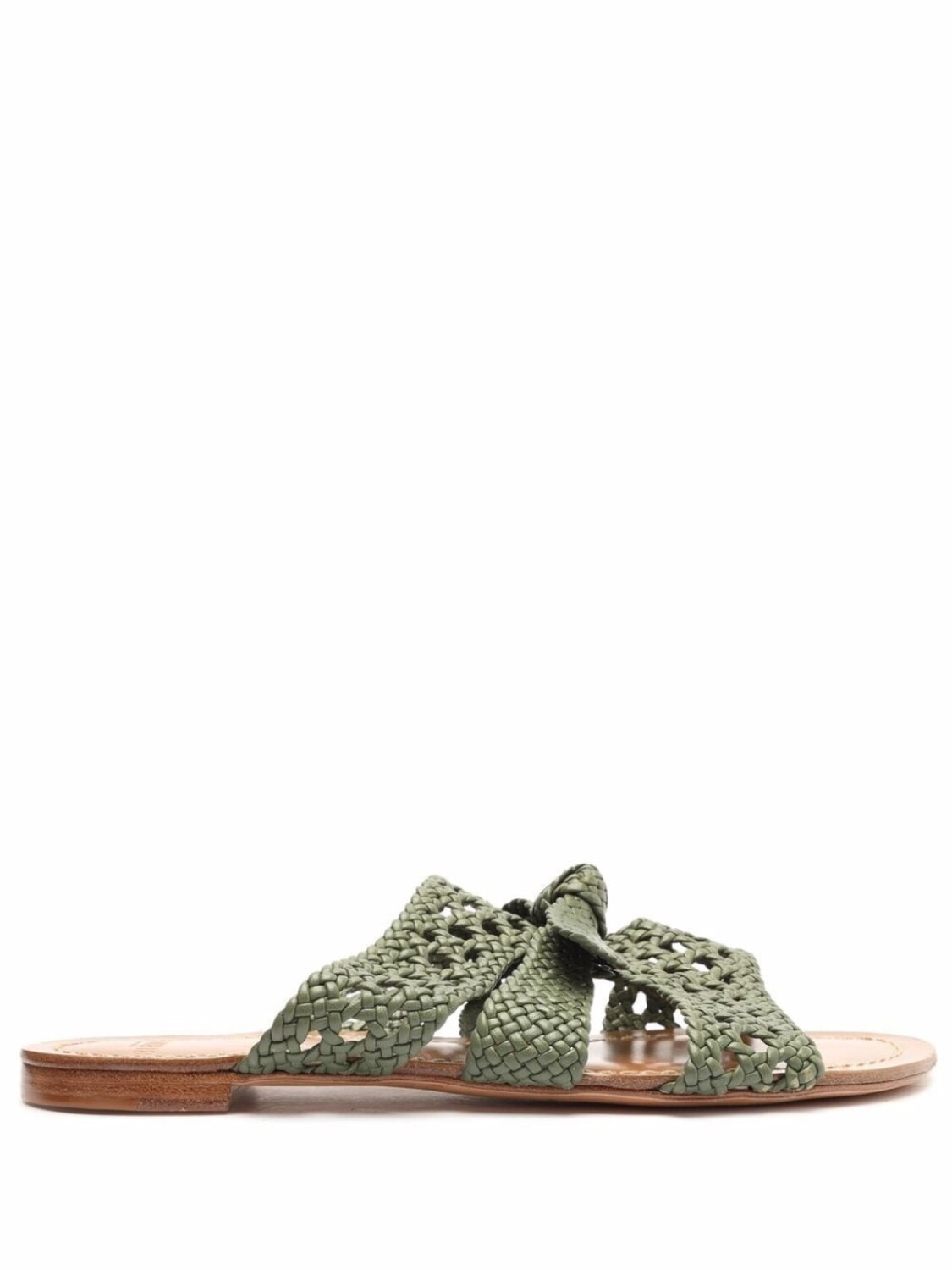 

Плетеные мюли Clarita Alexandre Birman, зеленый