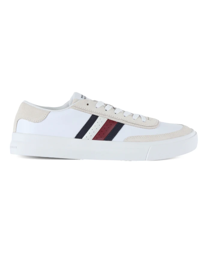 

Кожаные кроссовки с акцентами RWB Tommy Hilfiger, белый