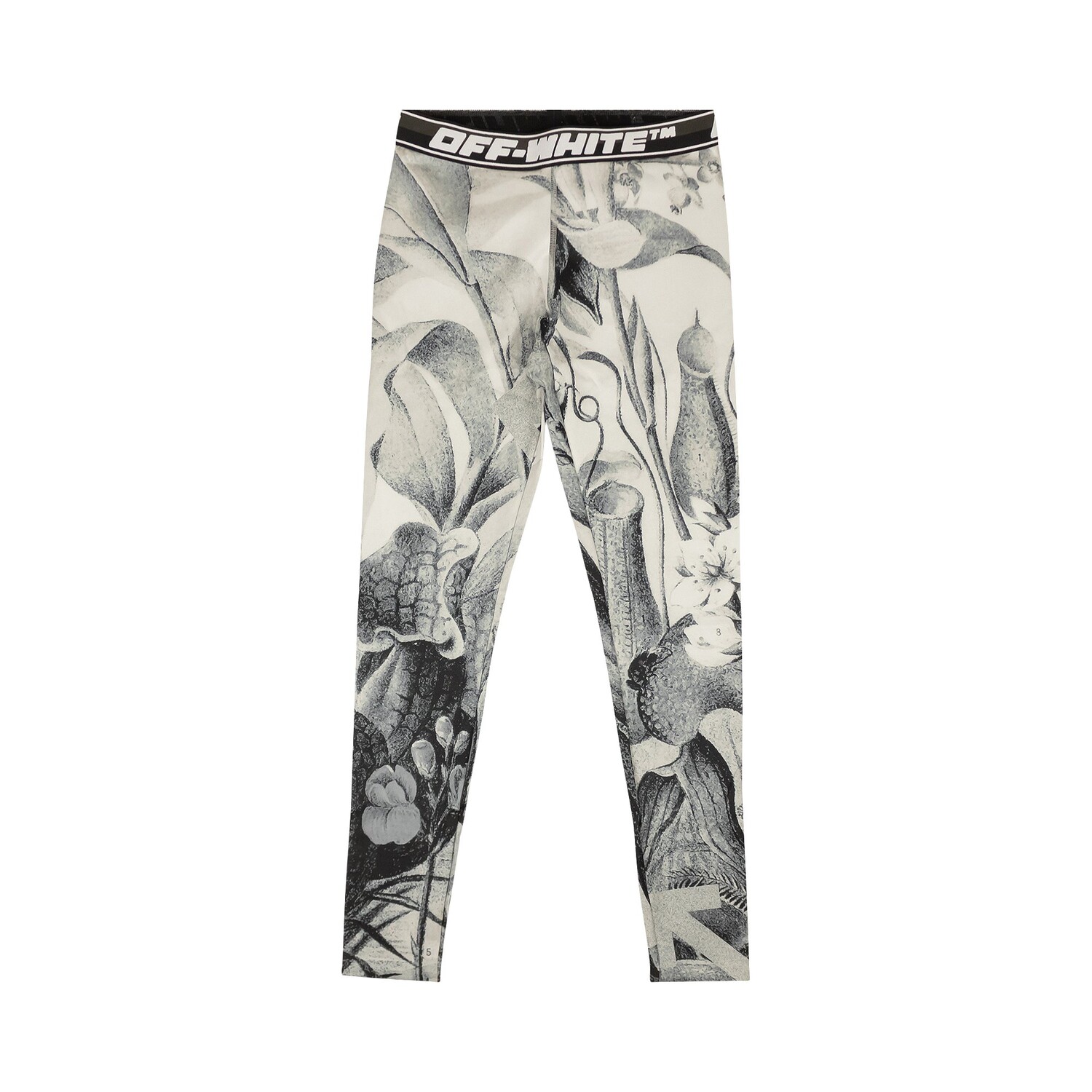 

Леггинсы Off-White Athleisure Botanical Белый/Черный