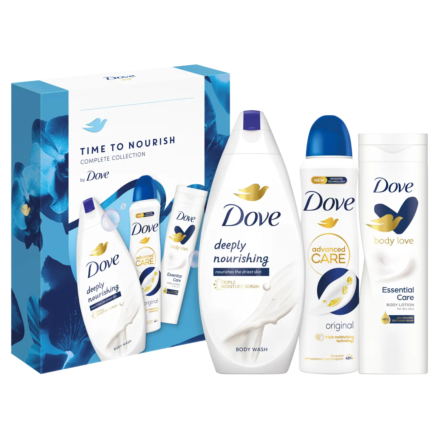 

Набор: гель для душа Dove Deeply Nourishing, 50 мл