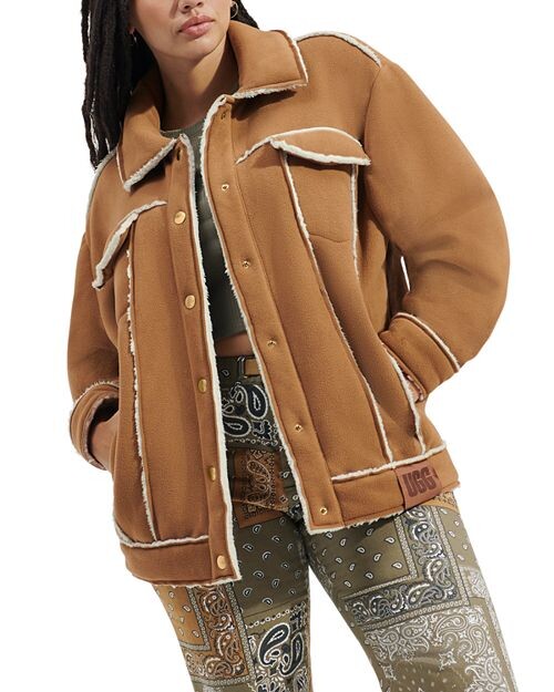 

Флисовая куртка Frankie UGG, цвет Brown
