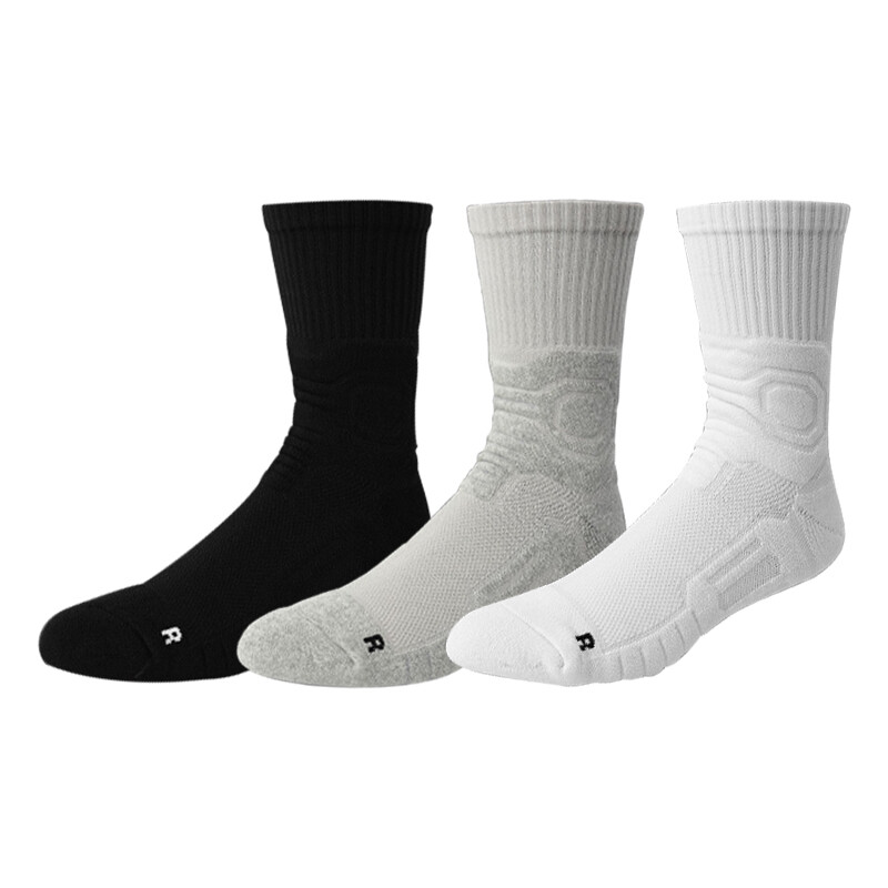 

Баскетбольные носки унисекс BKCXZICE, цвет 3 Pairs - Flight Diary Socks (White)