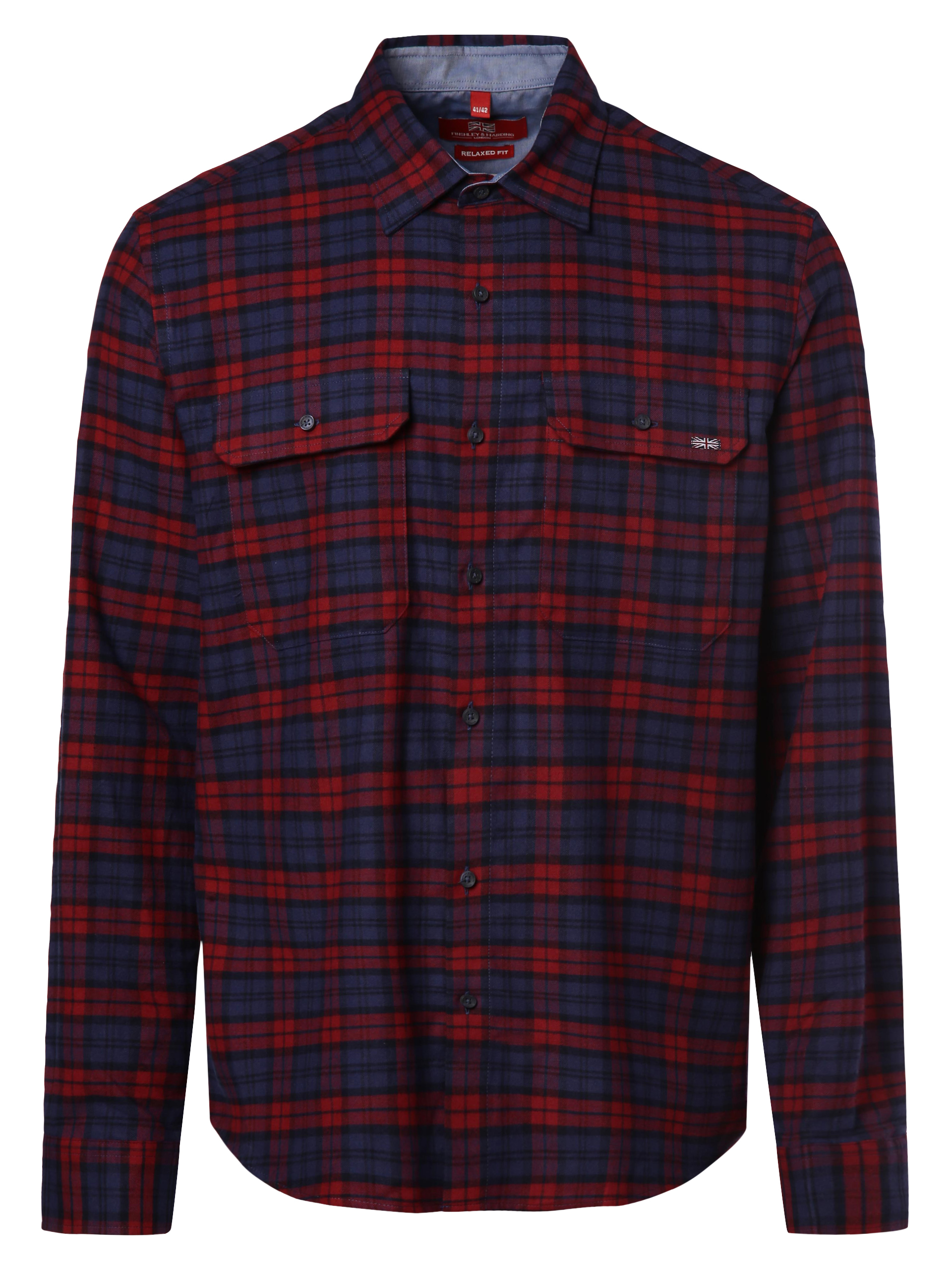 Рубашка Finshley & Harding London FHL Lock, цвет himbeer marine цена и фото