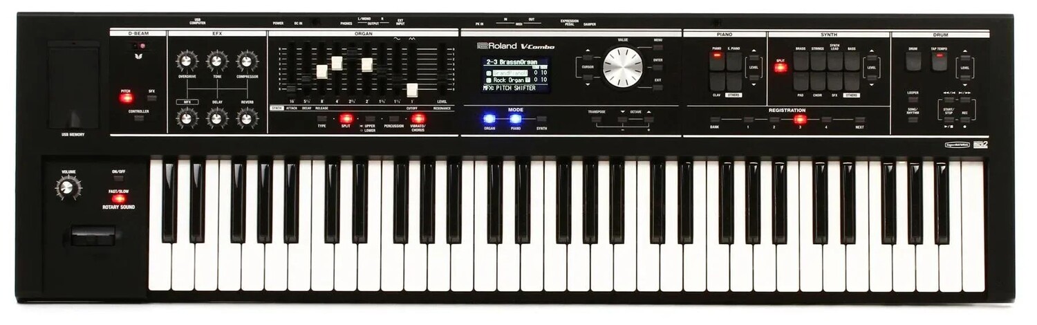 

Roland V-Combo VR-09-B 61-клавишная клавиатура для сценического исполнения